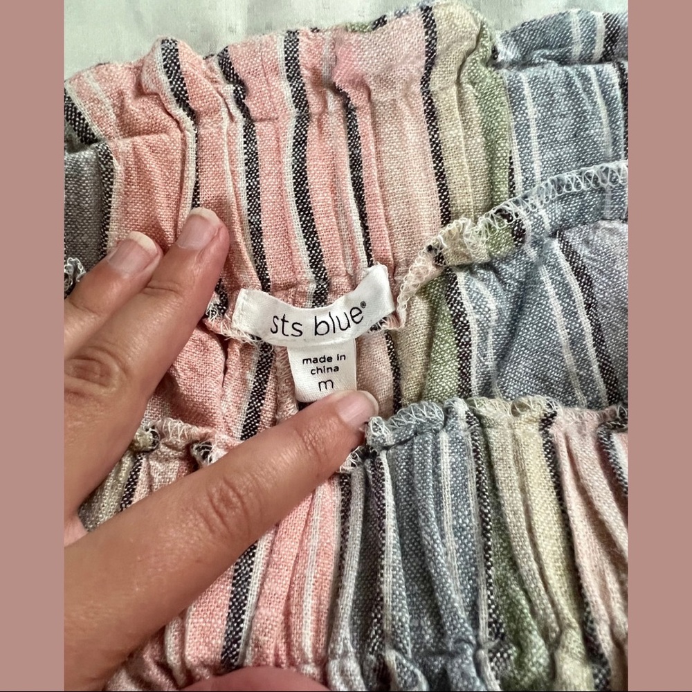 STS Blue Striped Ruffle Short - Picture 6 of 6